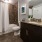 Spacious bathroom with ample vanity space